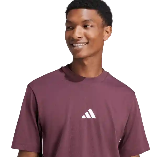 Adidas Camiseta 3S Sj Manga Corta Lifestyle Hombre Rojo Talla M