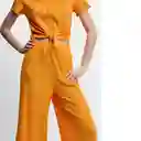 Pantalón Amura-H Naranja Talla S Mujer Mango