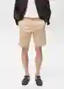 Bermuda Gracia Beige Talla 40 Hombre Mango