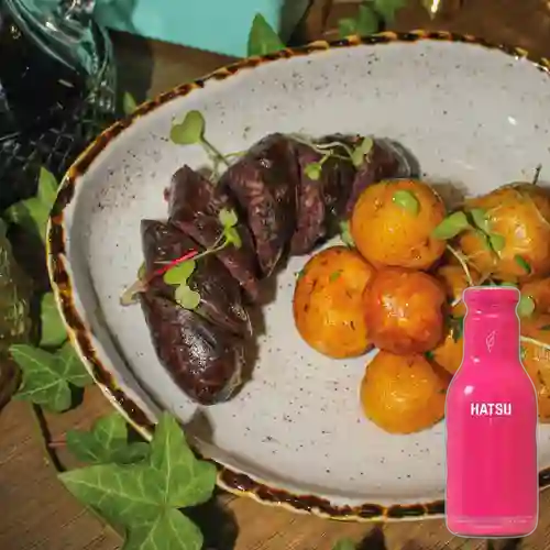 Combo Morcilla Criolla + Te Hatsu Rosa 400 ml
