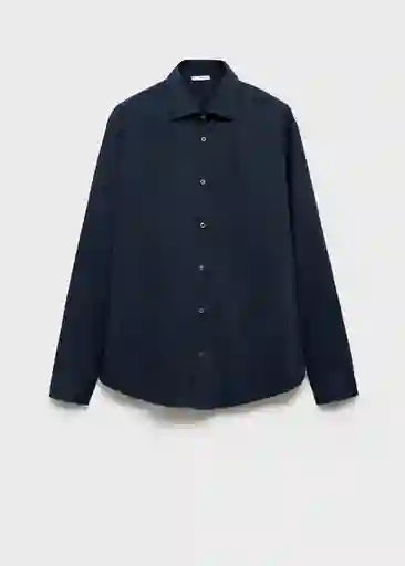 Camisa Play Navy Talla S Hombre Mango