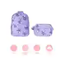 Maleta Escolar Serie Felix The Cat Morado Miniso