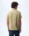 Camiseta Hombre Beige Talla XXL 841G000_BEI161110 Americanino