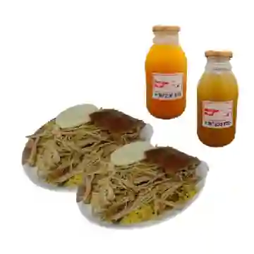 Combo Lechona X 2 con Jugos en Agua