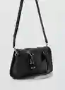 Bolso P Agnes Negro Talla 99 Mujer Mango