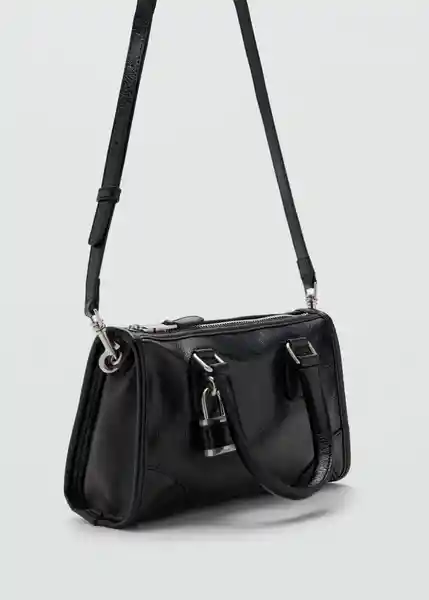 Bolso P Agnes Negro Talla 99 Mujer Mango