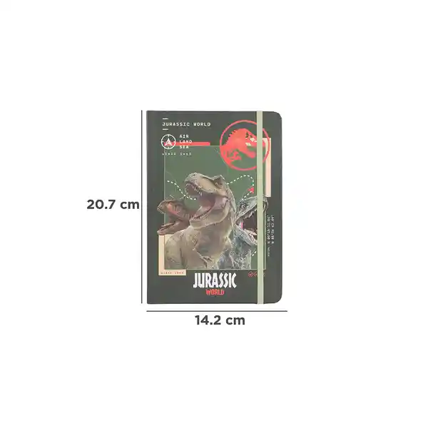 Agenda 3D Tapa Dura Serie Jurassic World Miniso