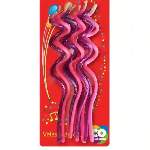 Velas Espiral Violeta