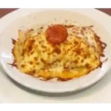 Lasagna de Pepperoni y Pollo