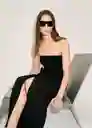 Vestido Sage Negro Talla M Mujer Mango