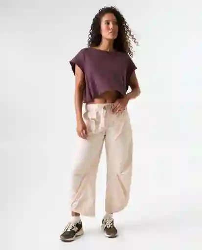 Camiseta Mujer Morado Talla S 602G007_MOR191621 Americanino