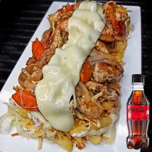 Combo Salchipapa Killera + Coca Cola Sin Azúcar 250ML