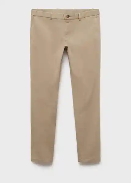 Pantalón Barna Beige Talla 38 Hombre Mango