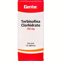Terbinafina Genfar (250 Mg)