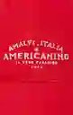 Gorra Unisex Rojo Talla M 752G513_ROJ181434 Americanino