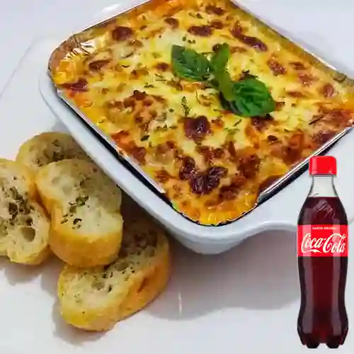 Combo Lasagna Bolognesa + Coca-Cola 400ml
