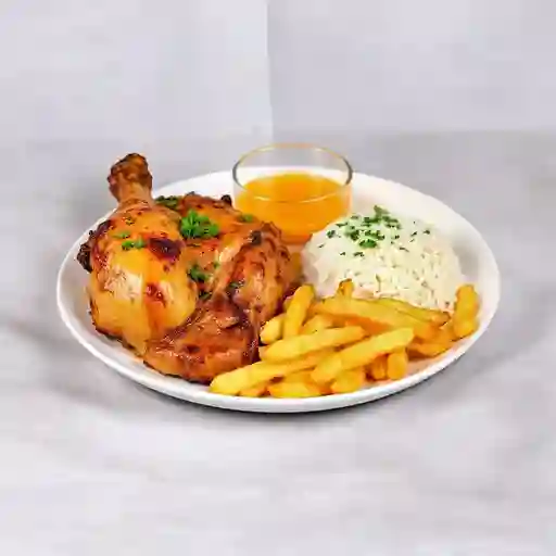 Pierna Pernil De Pollo Al Horno