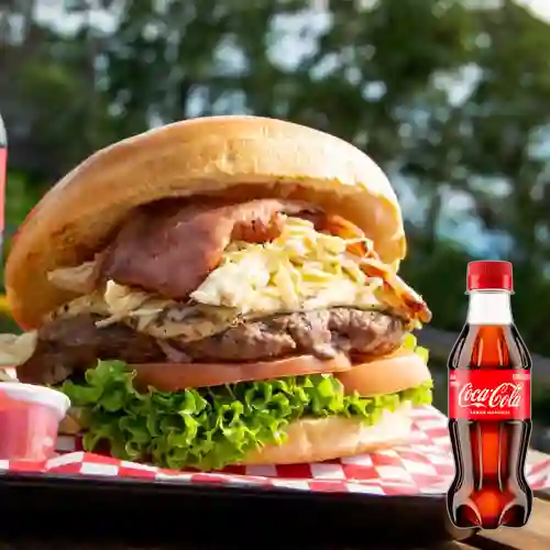Combo Hamburguesa Todo Terreno +Cocacola Orig 250ML