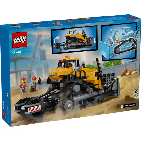 Set de Construcción Bulldozer Amarillo Lego