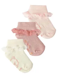 Baby Fresh Calcetines Marena Bebé Surtido X3 Talla 6-12 Meses