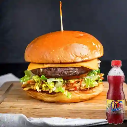 Combo Hamburguesa Especial + Jugo Hit Mora 500ml