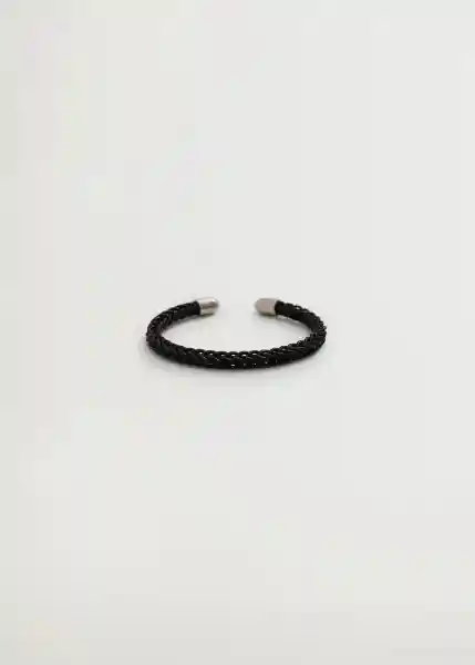 Pulsera Bracelet Negro Talla 99 Hombre Mango