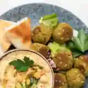 Combo Falafel+hummus+pan Árabe+bebida
