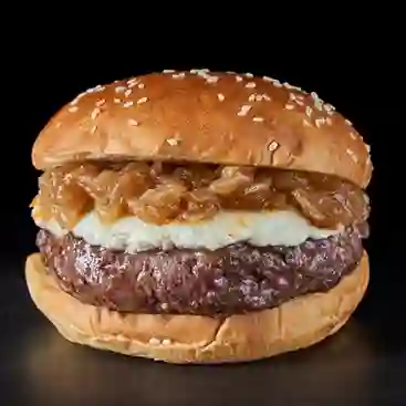 Burger With Onion And Egg