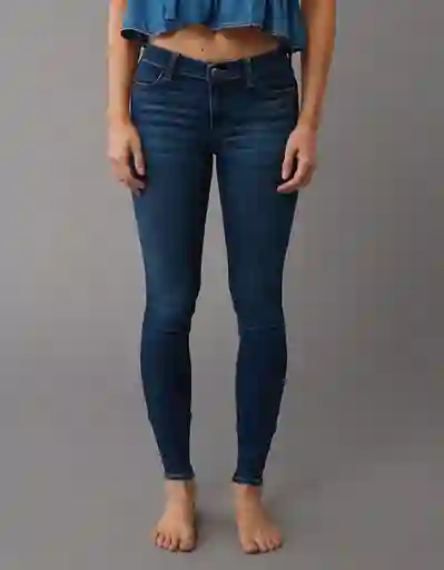 Jean Mujer Negro Talla: 12 REGULAR 5132004 American Eagle