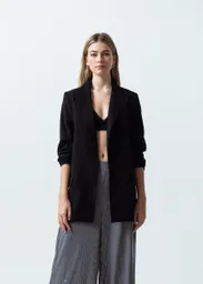 Blazer 521G052 Negro Puro Talla M Mujer 521G052 Naf Naf
