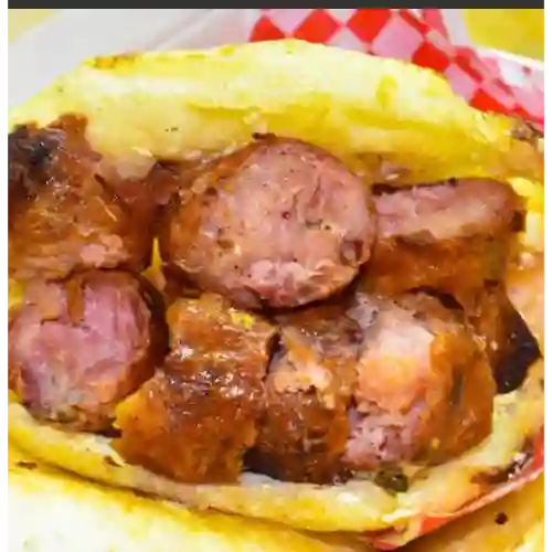 Arepa con Chorizo