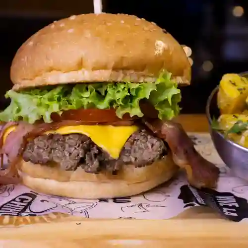 Combo Hamburgesa + Papas + Gaseosa