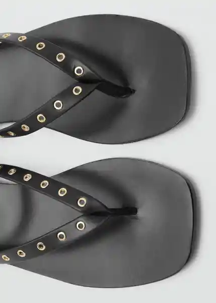 Sandalias Eye Negro Talla 37 Mujer Mango