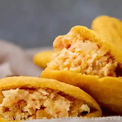 Arepas rellenas de huevo
