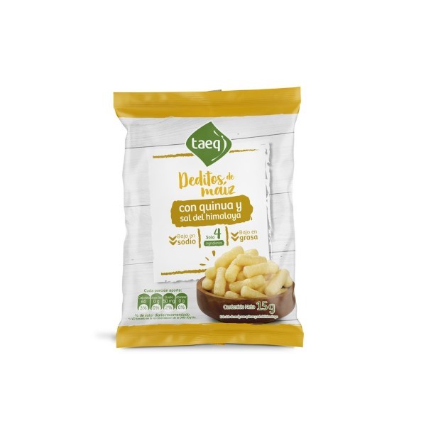 Deditos de Maiz Con Quinua Taeq 15 g