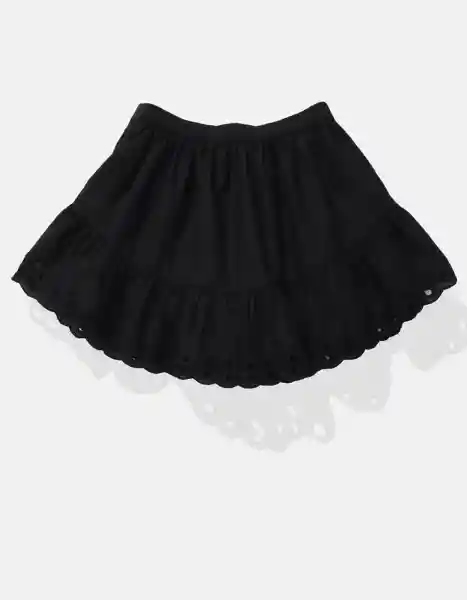 Falda Mujer Negro Talla: MEDIUM 5165001 American Eagle