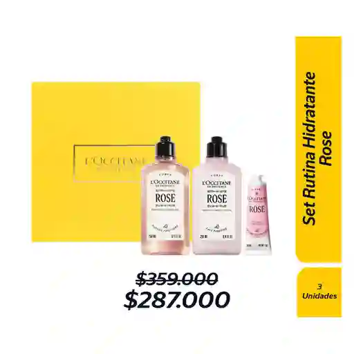 Combo Set Rutina Hidratante Rose