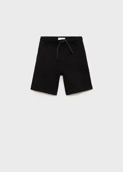 Bermuda Francia8 Negro Talla 08 Niños Mango