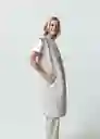 Chaqueta Mujer Crudo Pluma Medio 522G025 Naf Naf