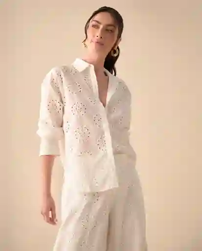 Camisa Crudo Nevisca Claro Talla Talla XL 611G013 Esprit