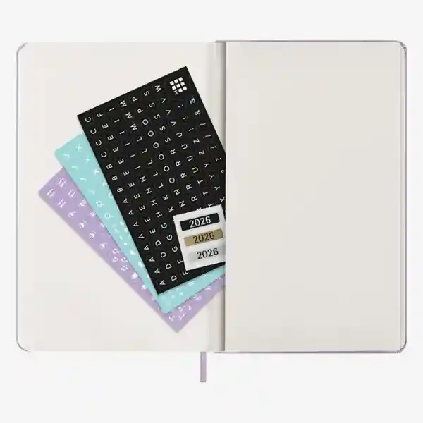 Moleskine Agenda Diaria Lila Grande Hc 2026