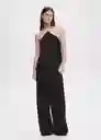 Top Party Negro Talla XS Mujer Mango
