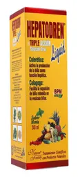 Hepatodren Triple Acción Líquida Sabor a Menta