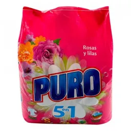 Detergente En Polvo Puro Rosas Y Lilas 2Kg