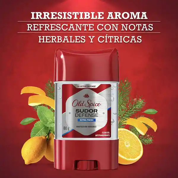 Gel Antitranspirante para hombre Old Spice Sudor Defense Extra Fresh 80 g