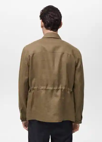 Chaqueta Tom Khaki Talla L Hombre Mango