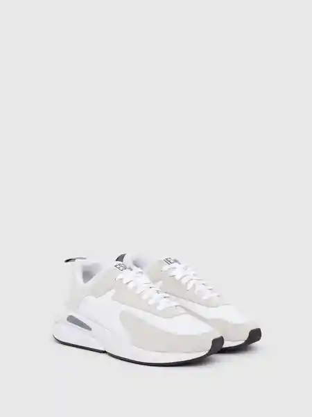 Diesel Tenis S-Serendipity Low cu Bicolor Blancos Talla 5