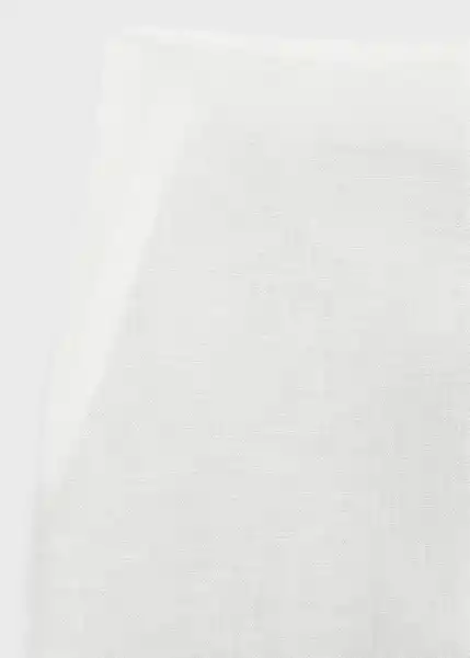 Short Boreli Offwhite Talla 38 Mujer Mango