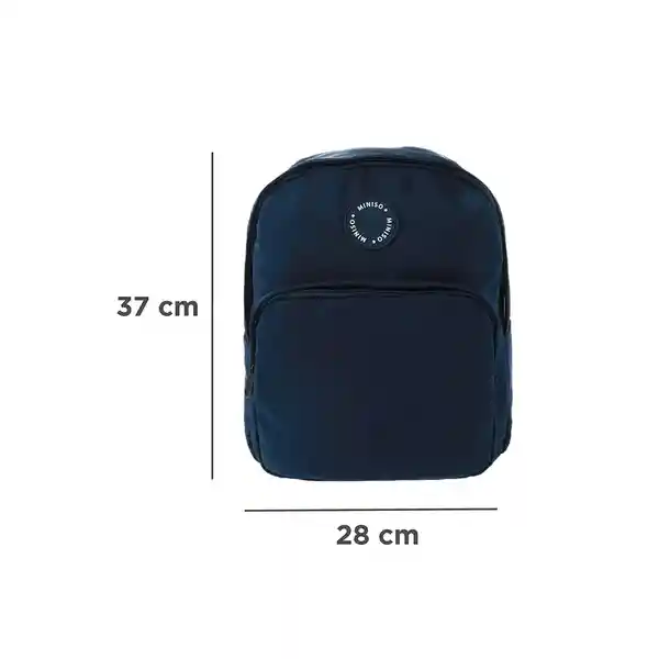 Mochila de Moda Youth With You Azul Marino Miniso