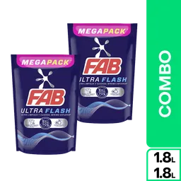 2 x Detergente Líquido Fab Ultra